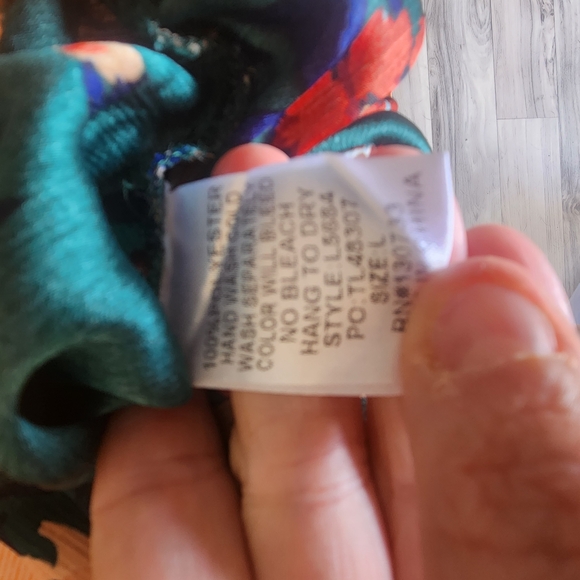 Orange Asymmetrical Flutter Sleeve Blouse - Picture 4 of 4